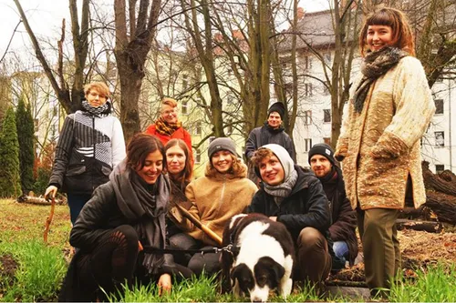 Ackern im Stadtgarten beim plantAge Verein