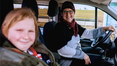 Fahrdienst zur Abholung von Kuchenspenden