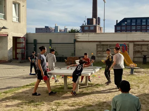 Tischtennis für Kinder und Jugendliche im Wohnheim