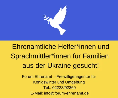 Unterstütze uns bei der Sprachmittlung für Geflüchtete aus der Ukraine