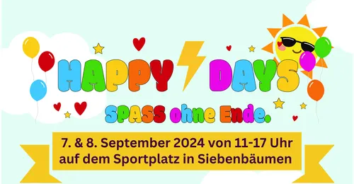 HAPPY DAYS - von Kindern für Kinder -  2 ganze sorgenfreie Tage voller Spaß