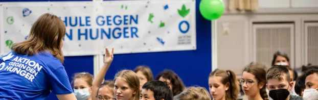 Halte Bildungsvorträge an Schulen in Dortmund zum Thema Mangelernährung für unser Bildungs- und Sportprojekt Schulen gegen den Hunger! by Aktion gegen den Hunger