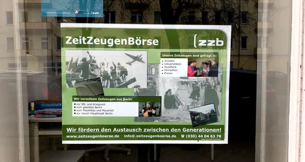 Neues Plakat für das ZZB-Büro! bei ZeitZeugenBörse e.V.