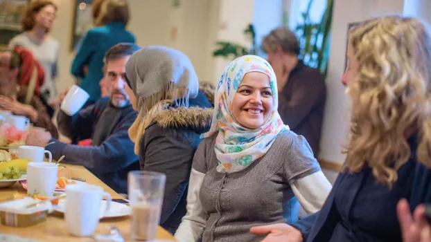 Matcher*innen für Geflüchtete und Kölner*innen bei Welcome Dinner Cologne