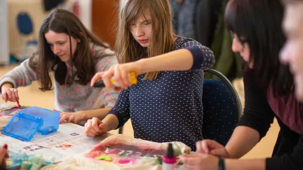 Upcycling und Nähwerkstatt bei Gesobau Nachbarschaftsetage