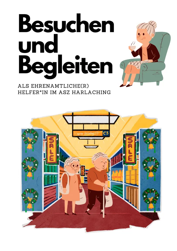 Begleitung von Harlachinger Senior*innen oder Kontakt-tandems by BRK Alten- und Service-Zentrum Harlaching