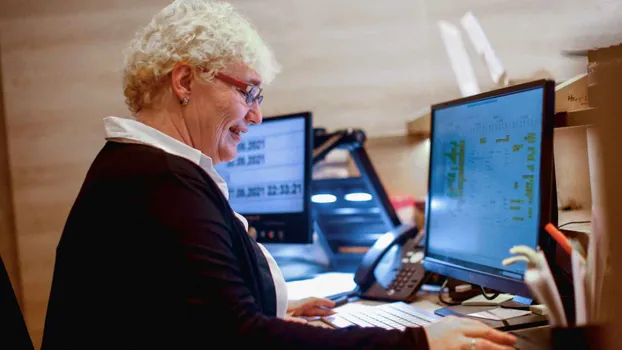 Rezeption und Telefondienst