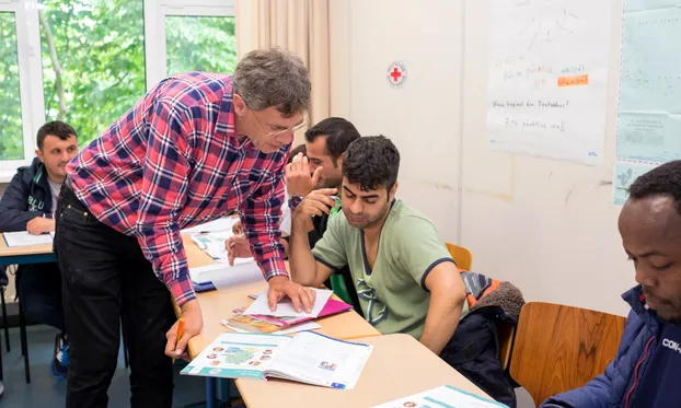 Leite einen Deutschkurs