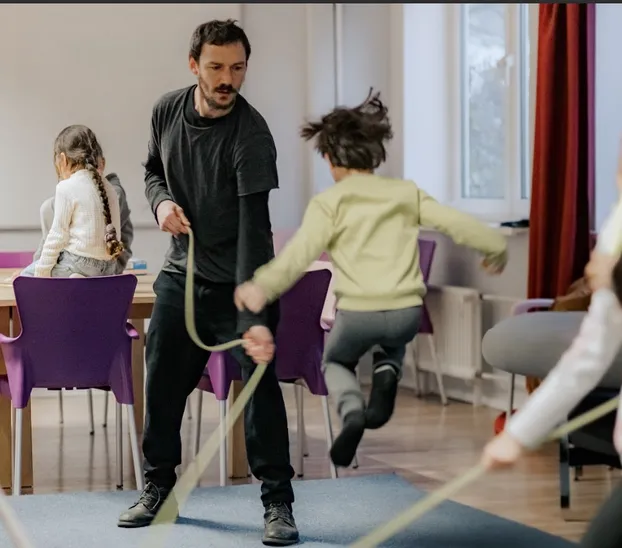Sport mit geflüchteten Menschen