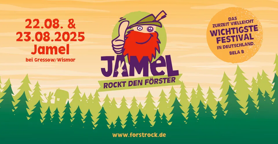 Jamel rockt den Förster 2025 - Rockfestival für Demokratie 