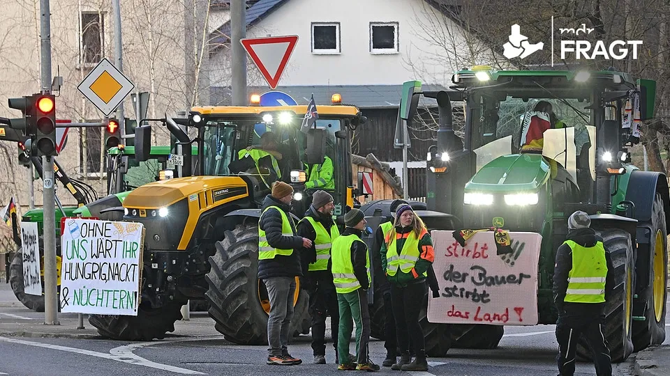 MDRfragt: Sehr große Unterstützung für Proteste der Bauern | MDR.DE