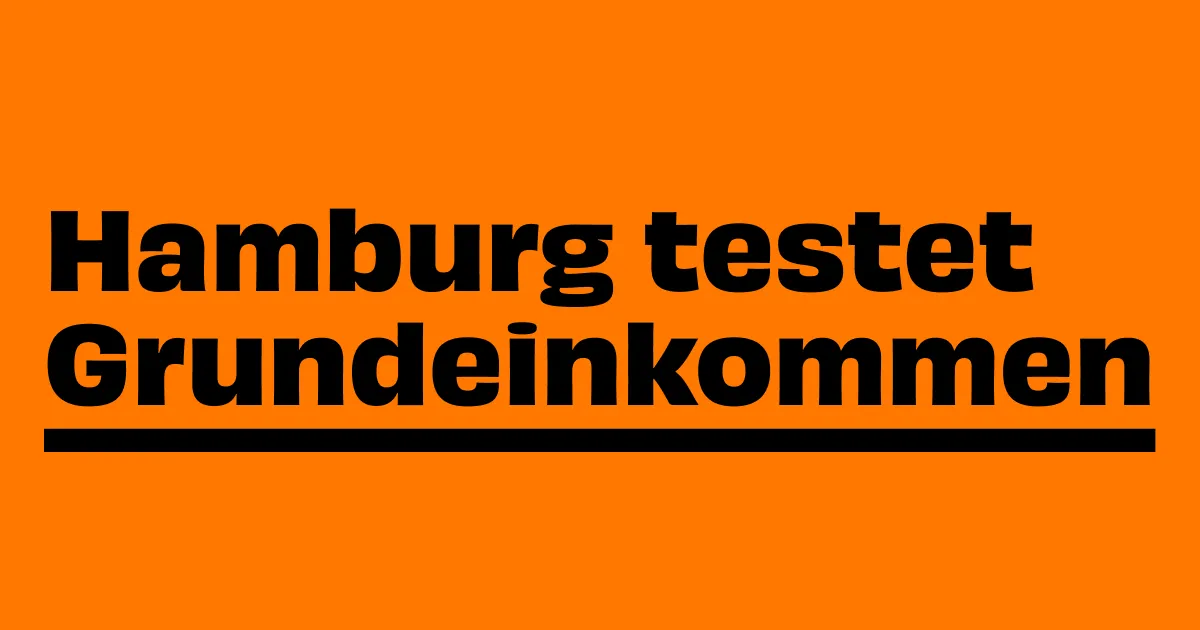 Volksbegehren zum Grundeinkommen in Hamburg