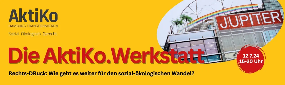 Die AktiKo.WERKSTATT Rechts-DRuck: Wie geht es weiter für den sozial-ökologischen Wandel?