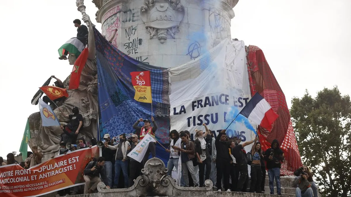 Erste Hochrechnungen in Frankreich: Linksbündnis vorn